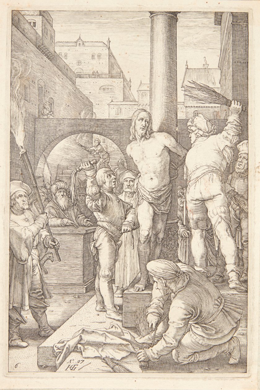 Hudflettelsen af Hendrick Goltzius