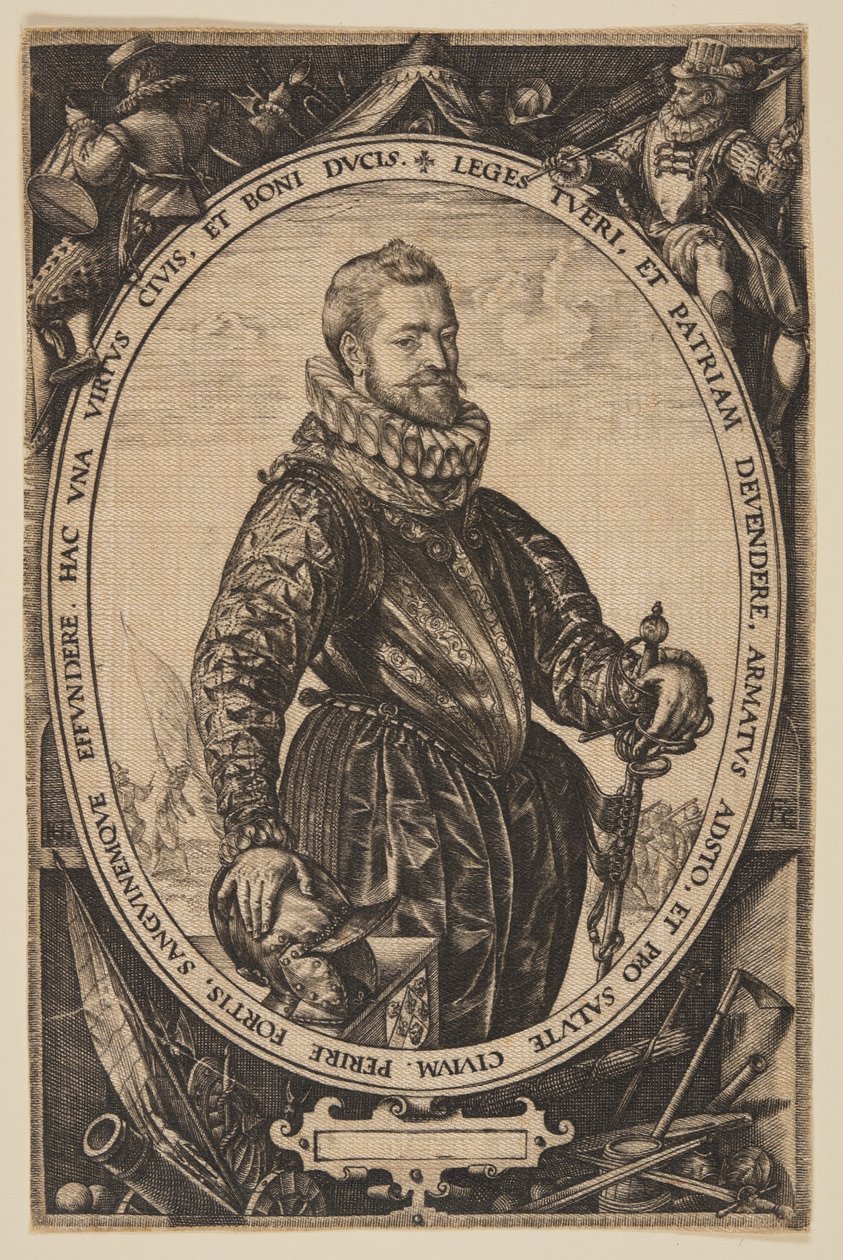Jacques de la Faille af Hendrick Goltzius