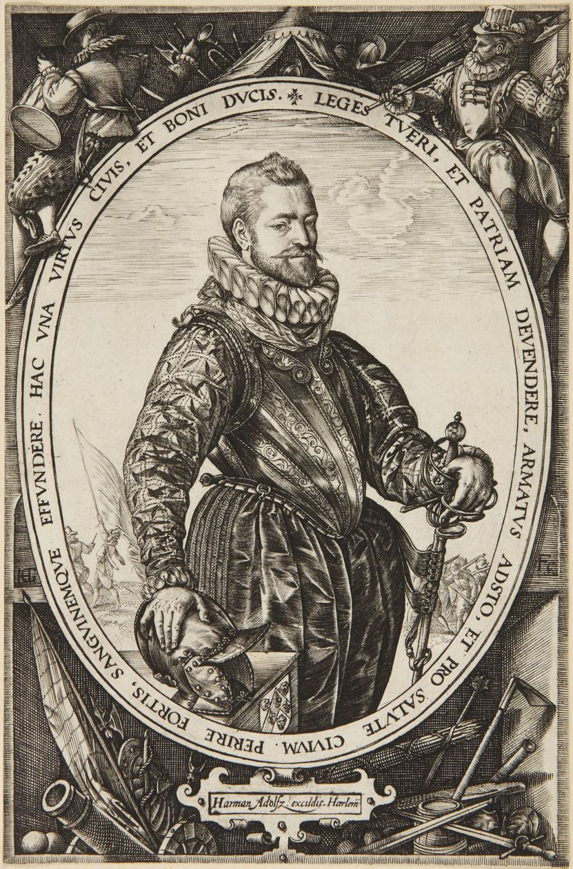 Jacques de la Faille af Hendrick Goltzius
