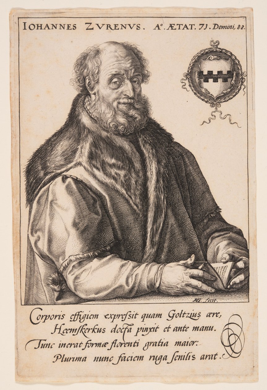 Jan van Zuren, borgmester i Haarlem af Hendrick Goltzius
