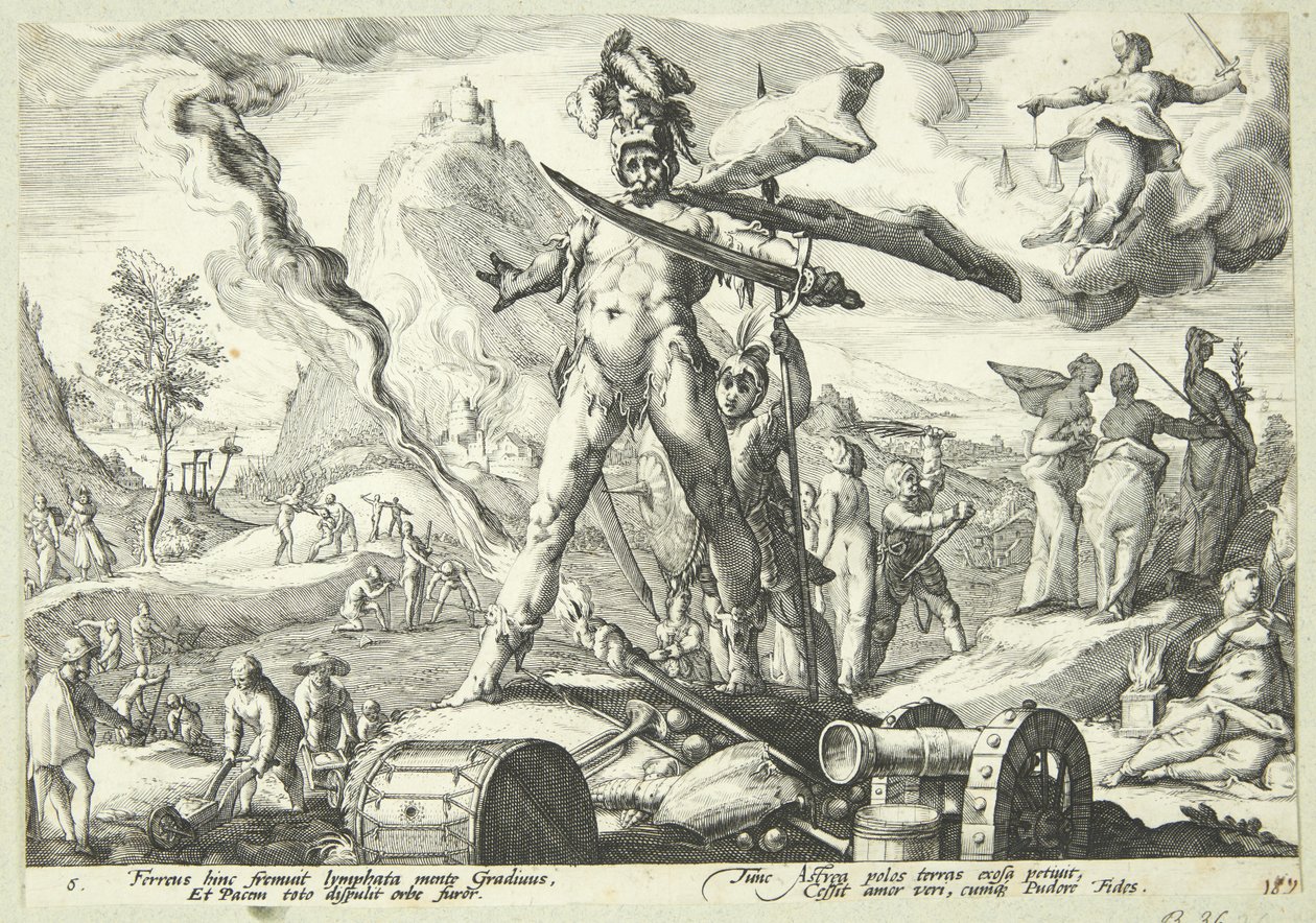 Jernalderen af Hendrick Goltzius
