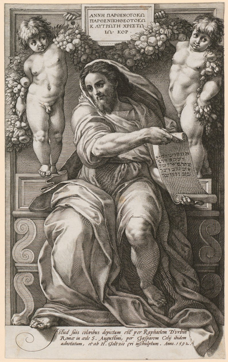 Jesaja af Hendrick Goltzius