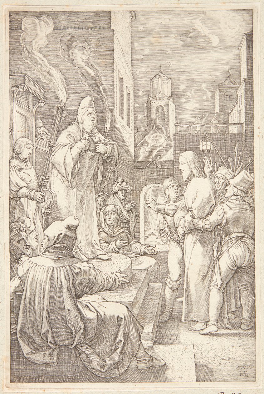 Jesus for Rådet af Hendrick Goltzius
