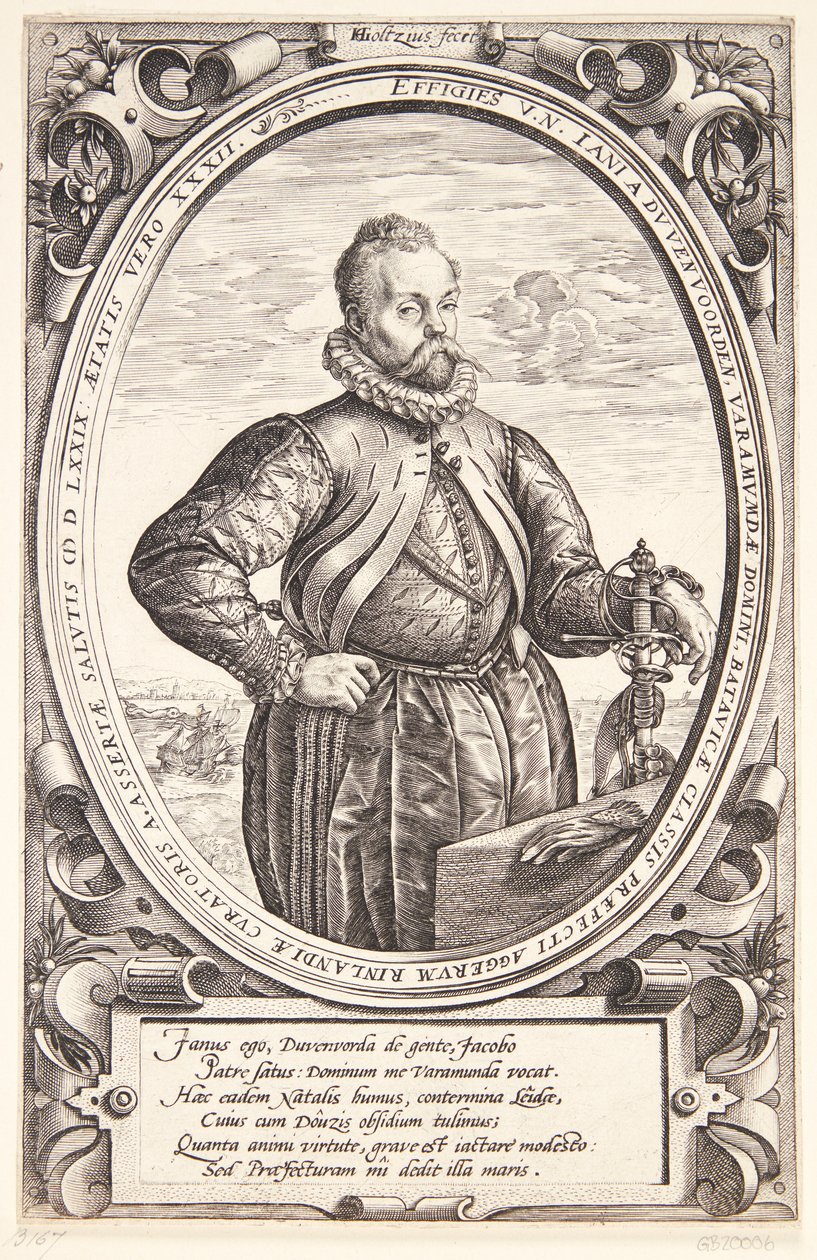 Johan van Duvenvoorde af Hendrick Goltzius