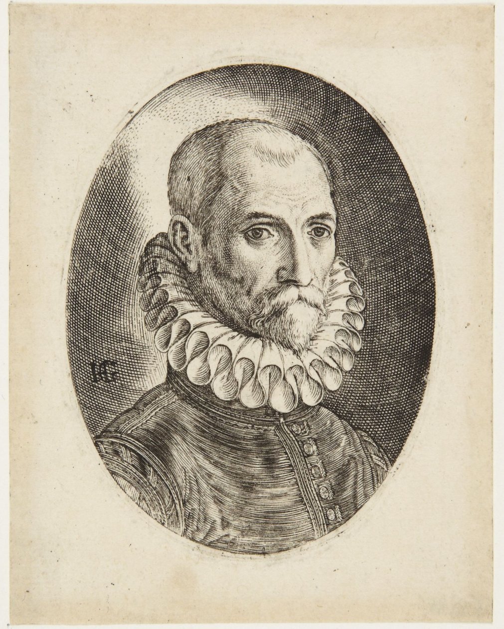 Johannes Stradanus af Hendrick Goltzius