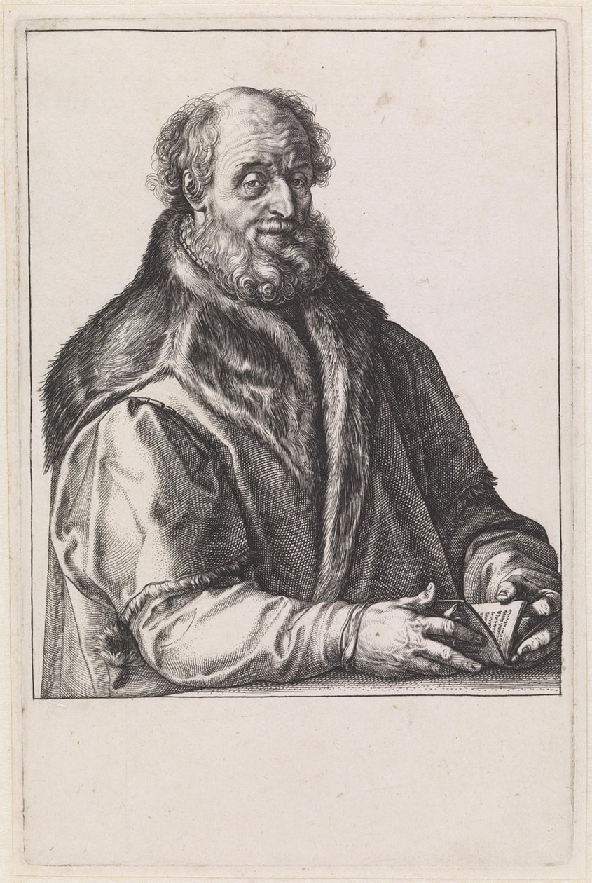 Johannes Zurenus (1517-1591) af Hendrick Goltzius