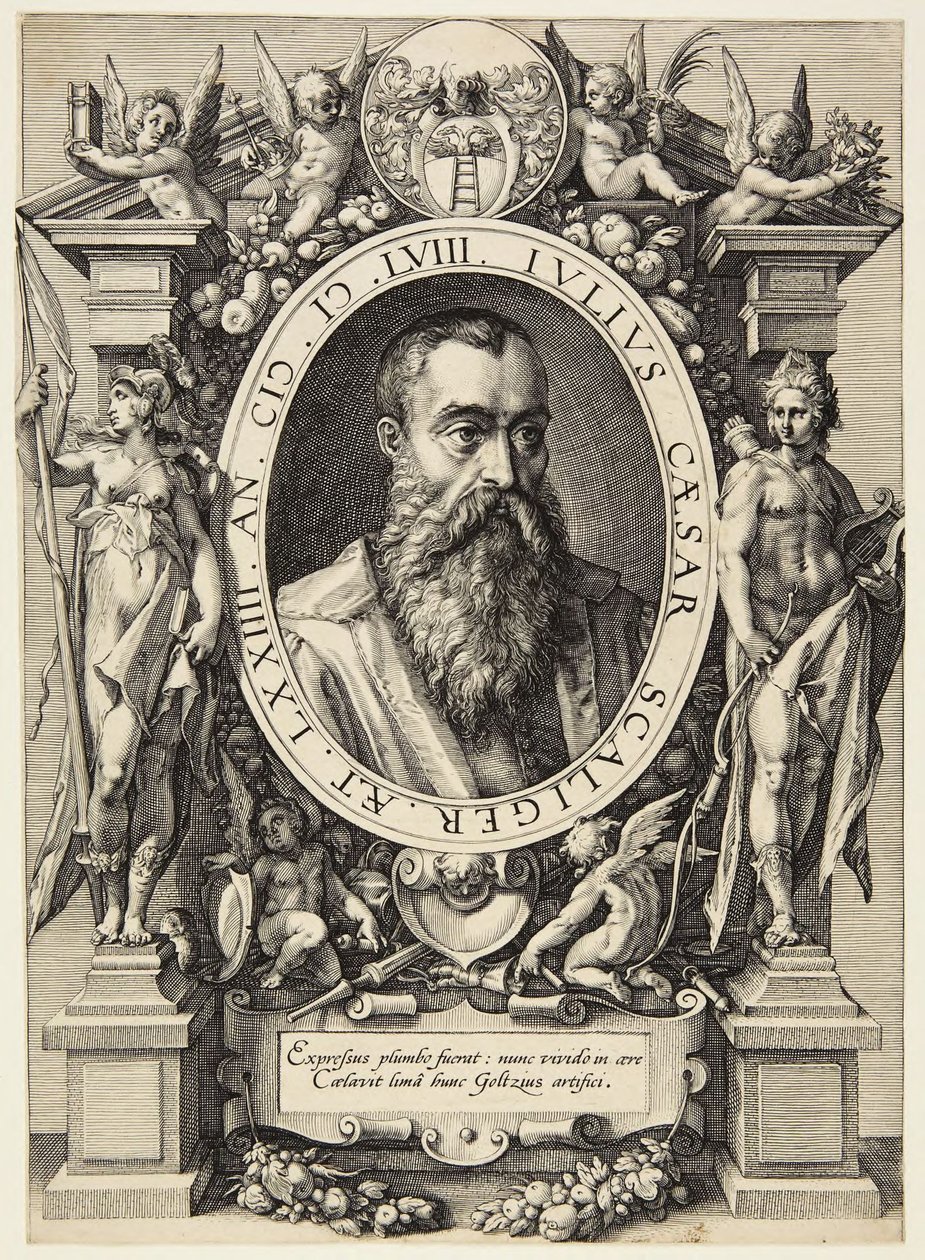 Julius Caesar Scaliger af Hendrick Goltzius