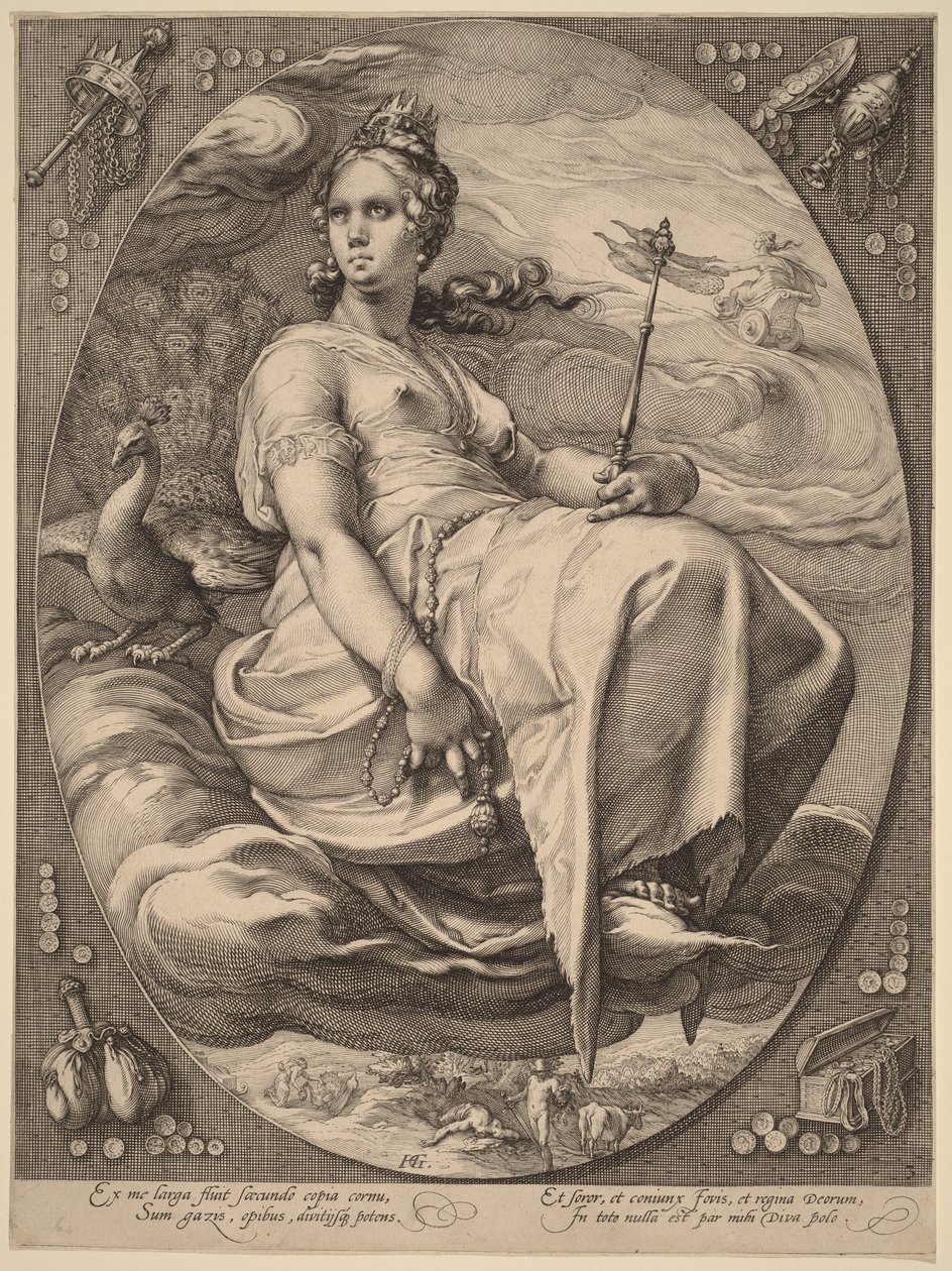 juni af Hendrick Goltzius