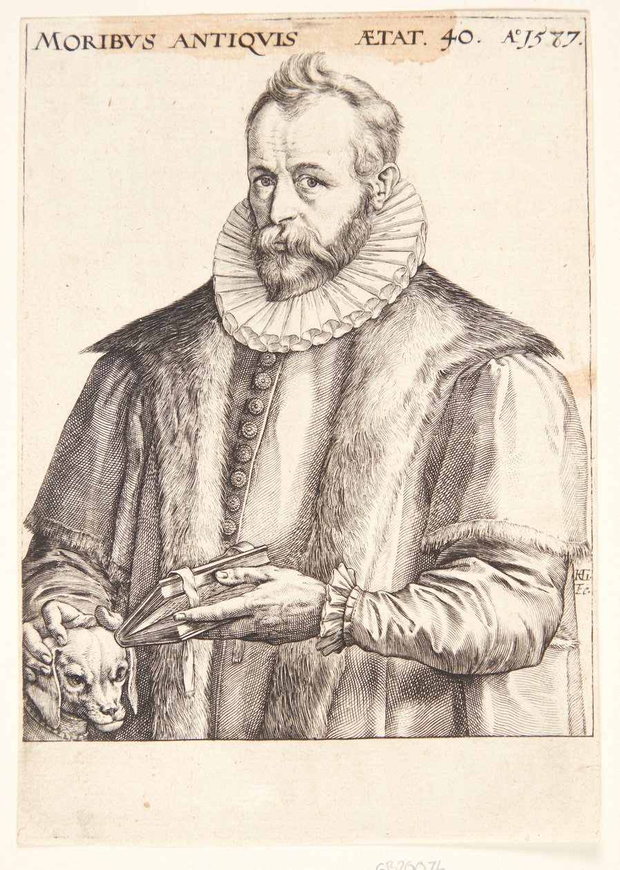 Justus Lipsius af Hendrick Goltzius