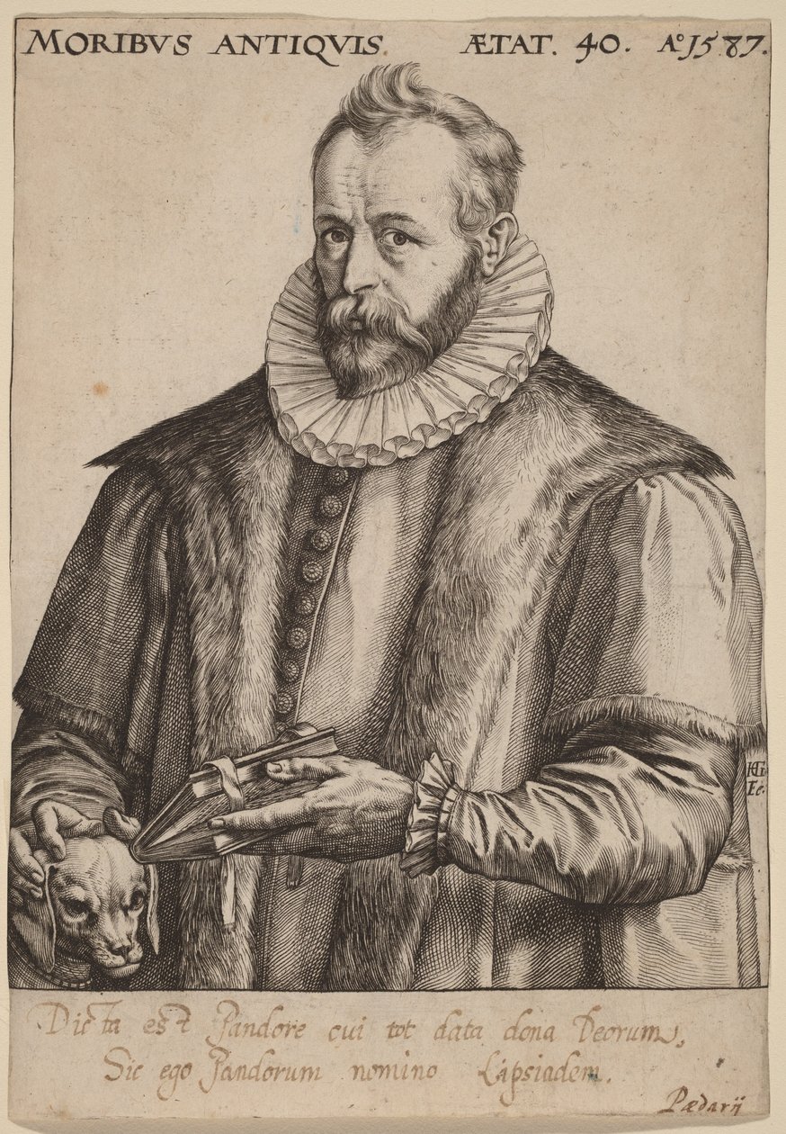 Justus Lipsius af Hendrick Goltzius