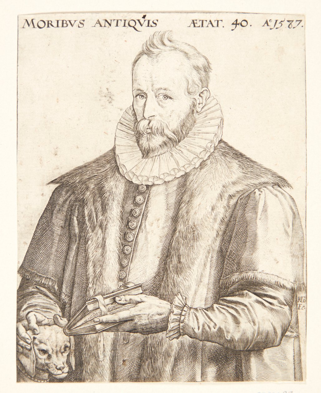 Justus Lipsius af Hendrick Goltzius