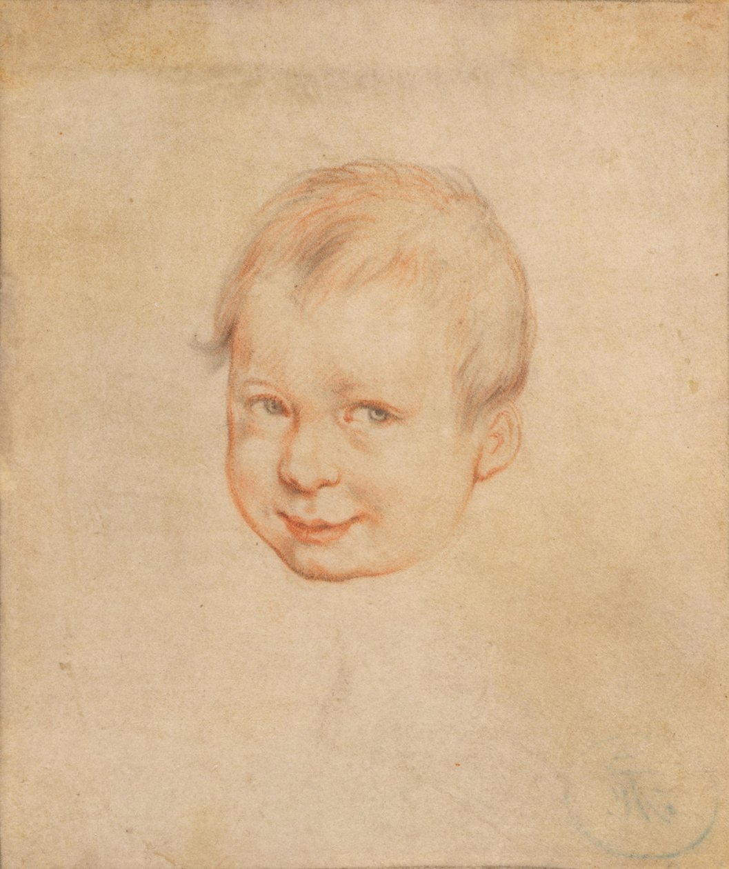 Barnehoved af Hendrick Goltzius