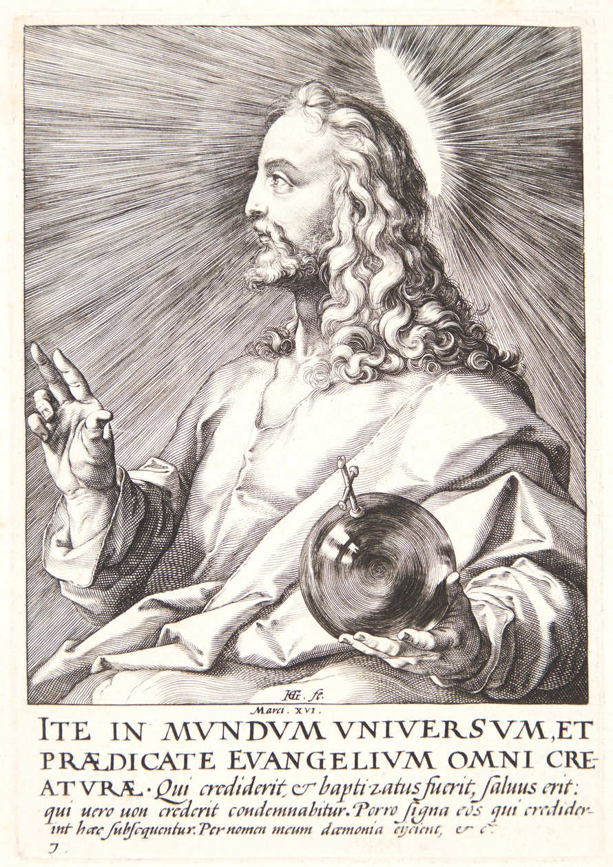 Kristus af Hendrick Goltzius