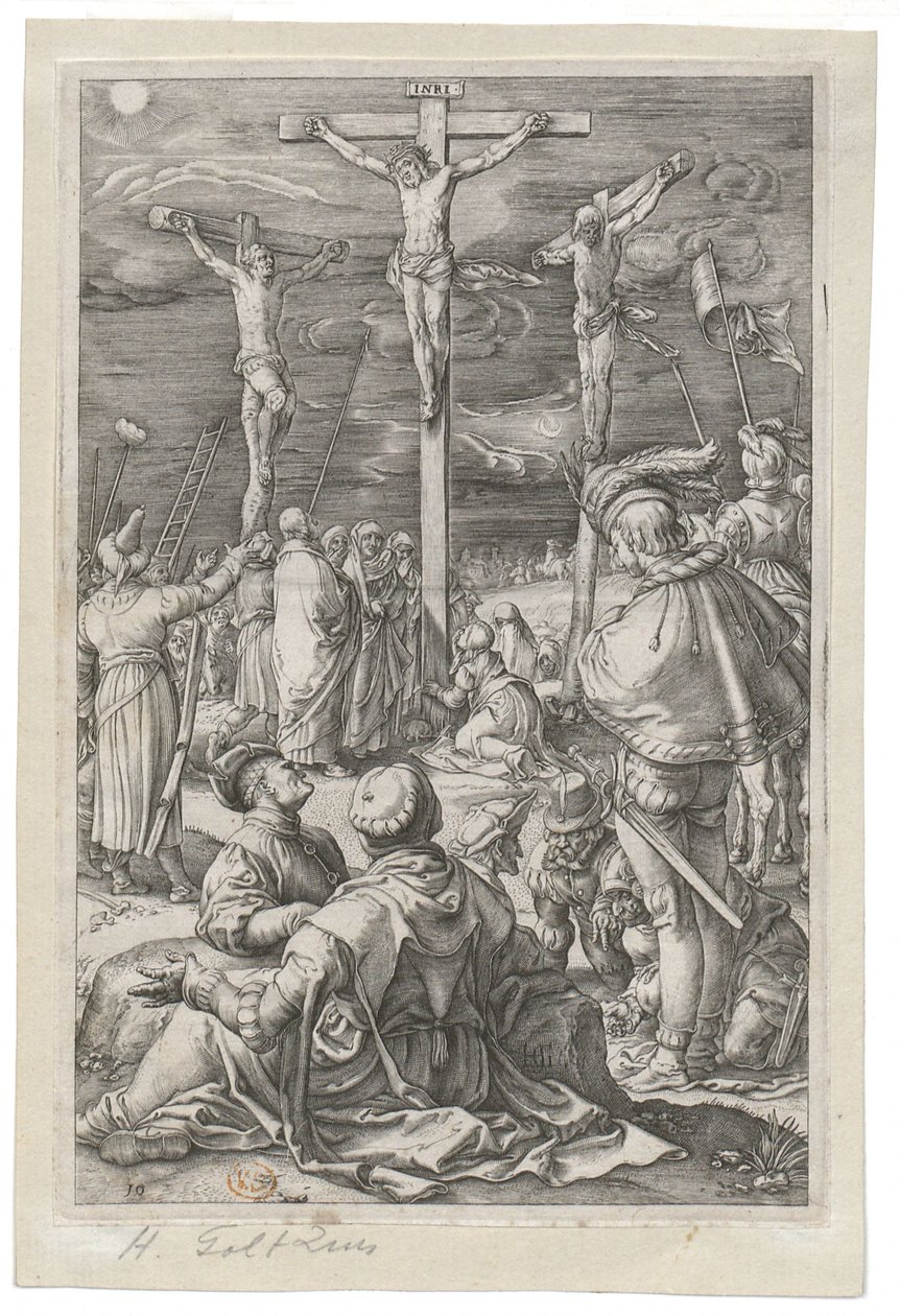 Korsfæstelsen af Hendrick Goltzius