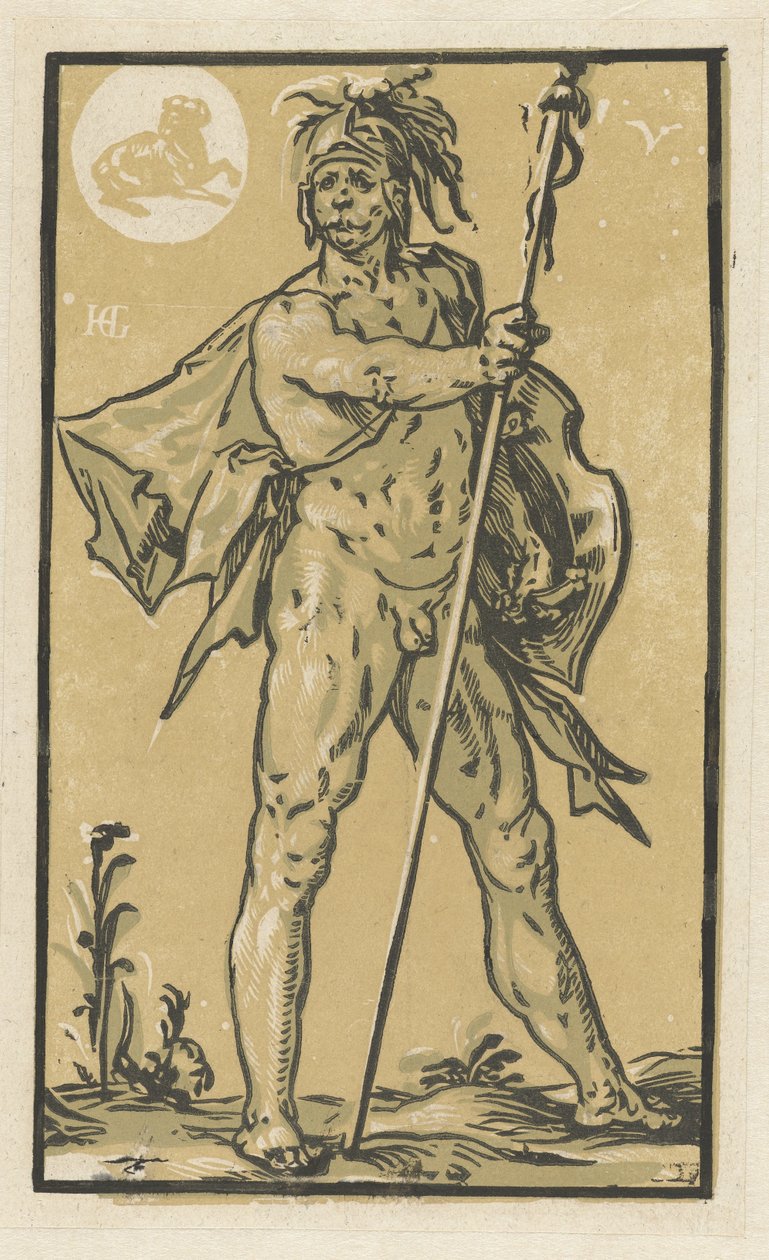 Mars af Hendrick Goltzius