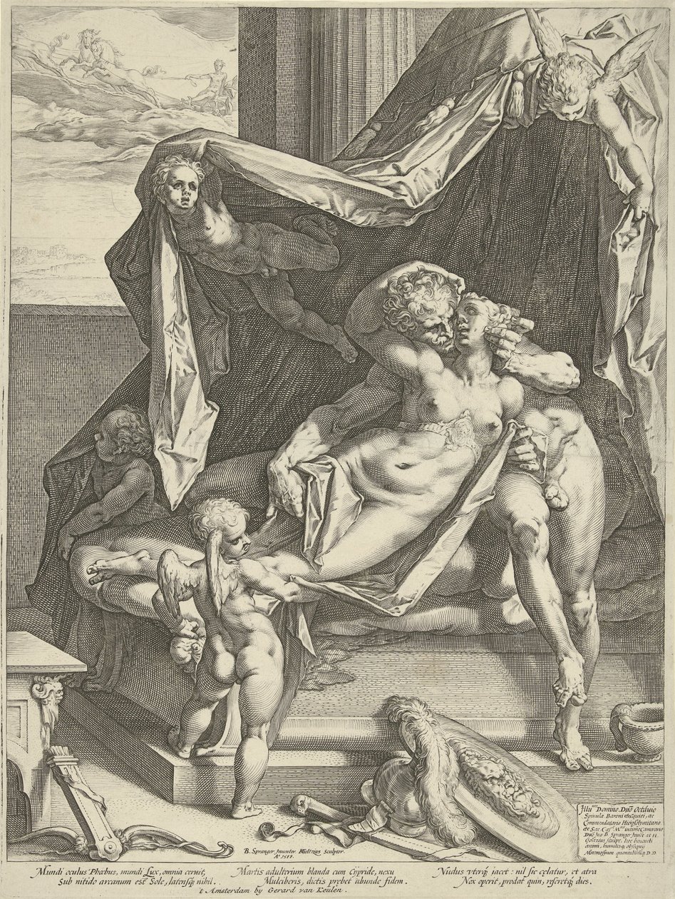 Mars til Venus af Hendrick Goltzius