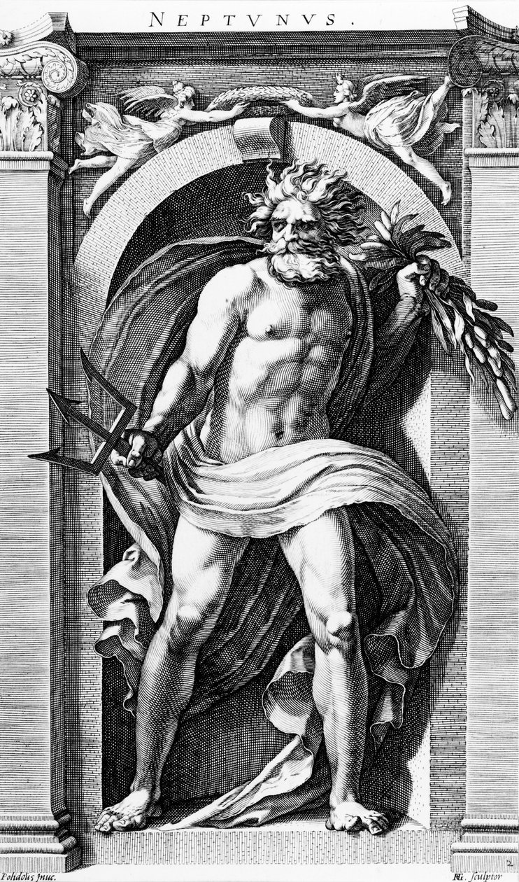 Neptun af Hendrick Goltzius