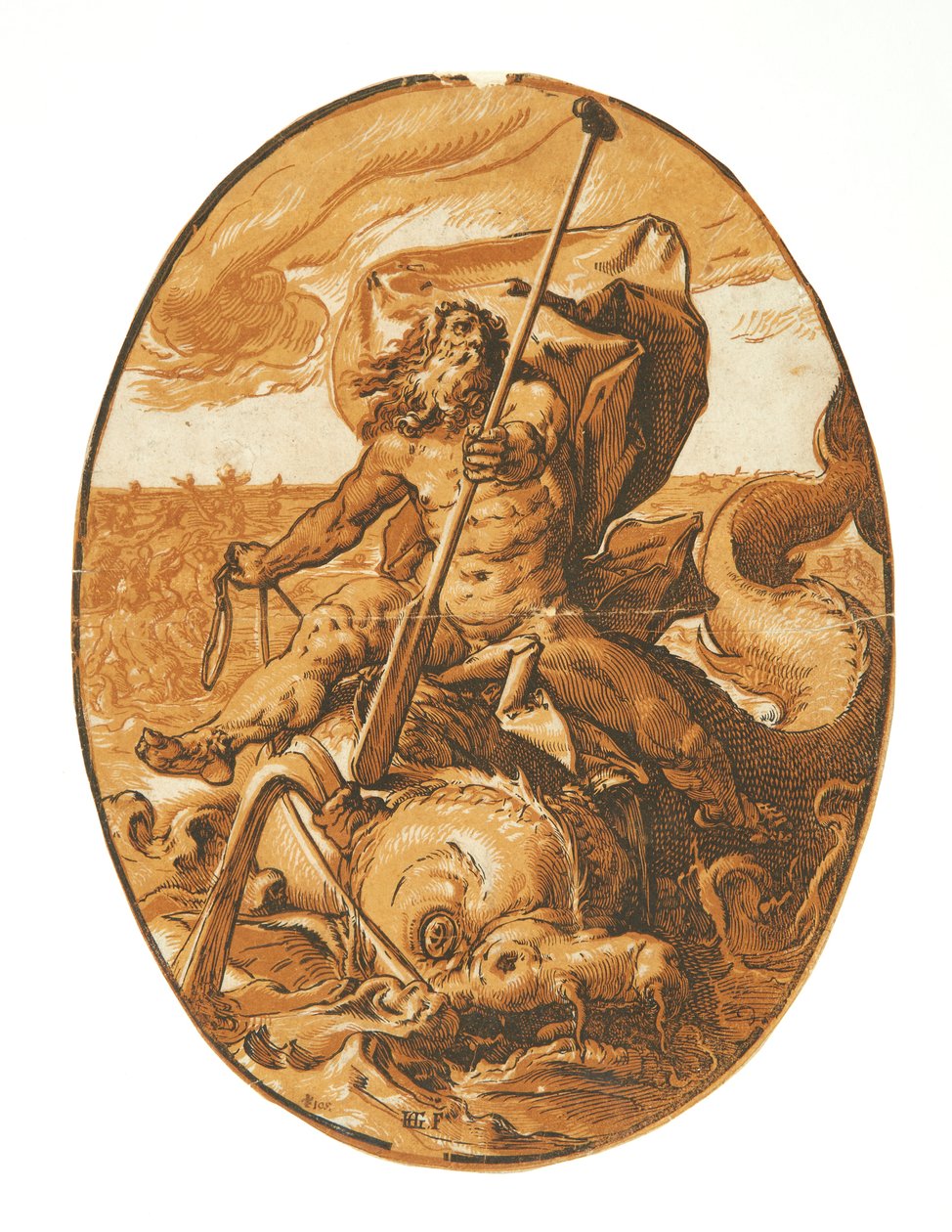 Neptun af Hendrick Goltzius