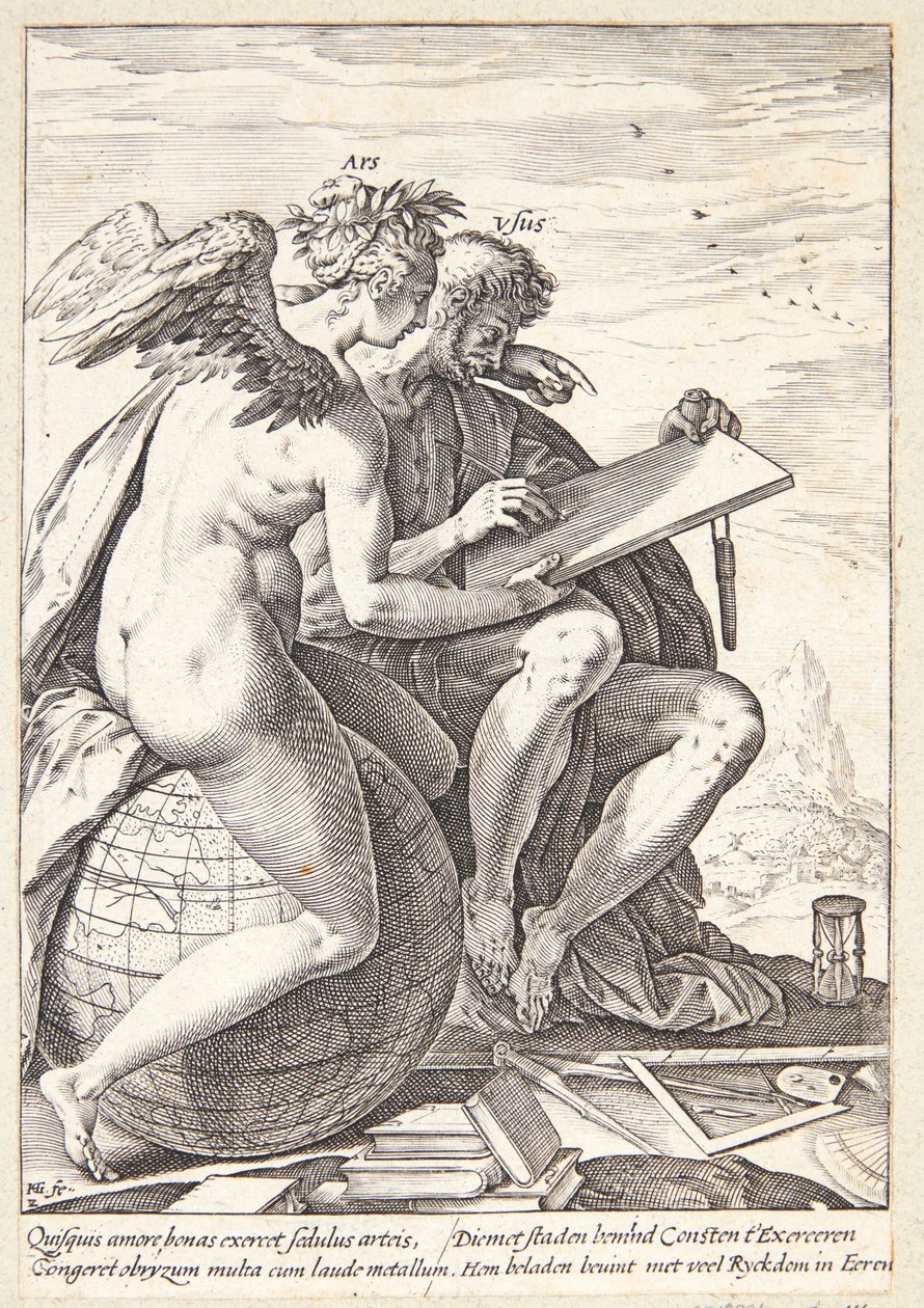 Øvelse og kunst af Hendrick Goltzius