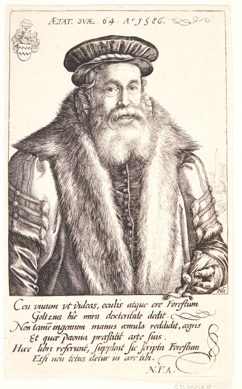 Petrus Forestus af Hendrick Goltzius
