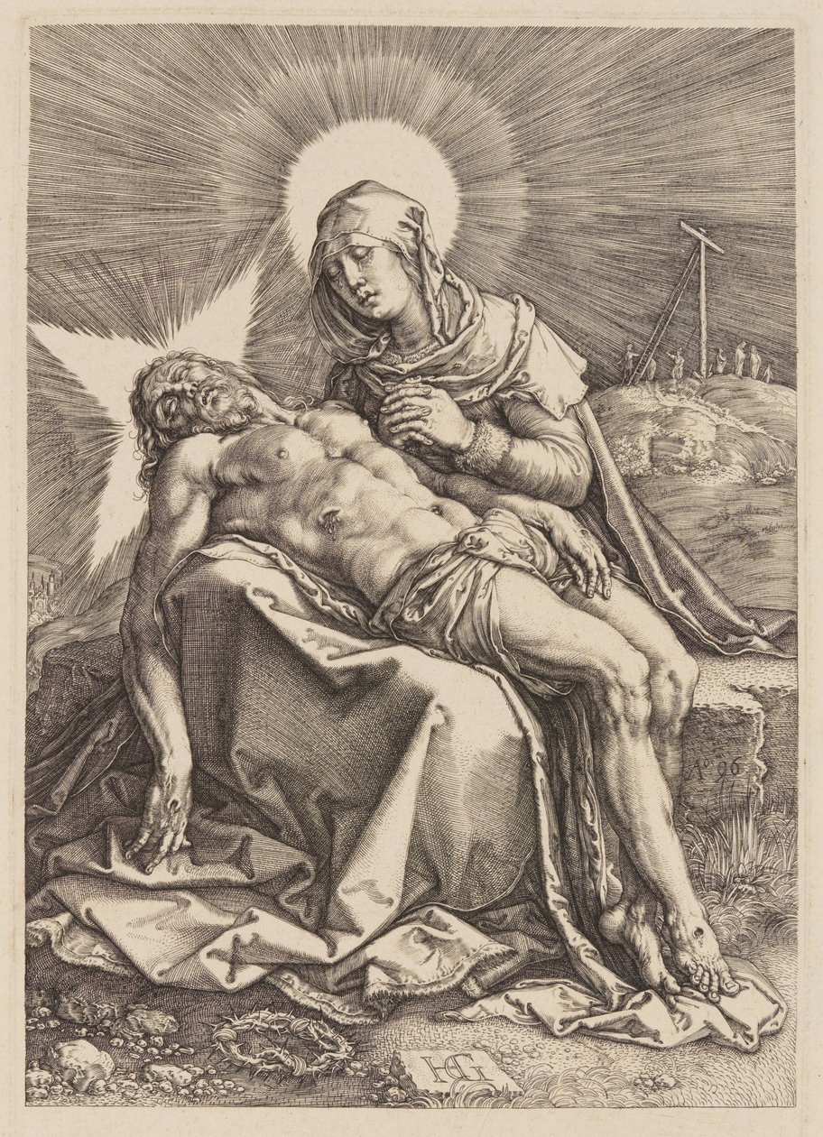 Pieta af Hendrick Goltzius