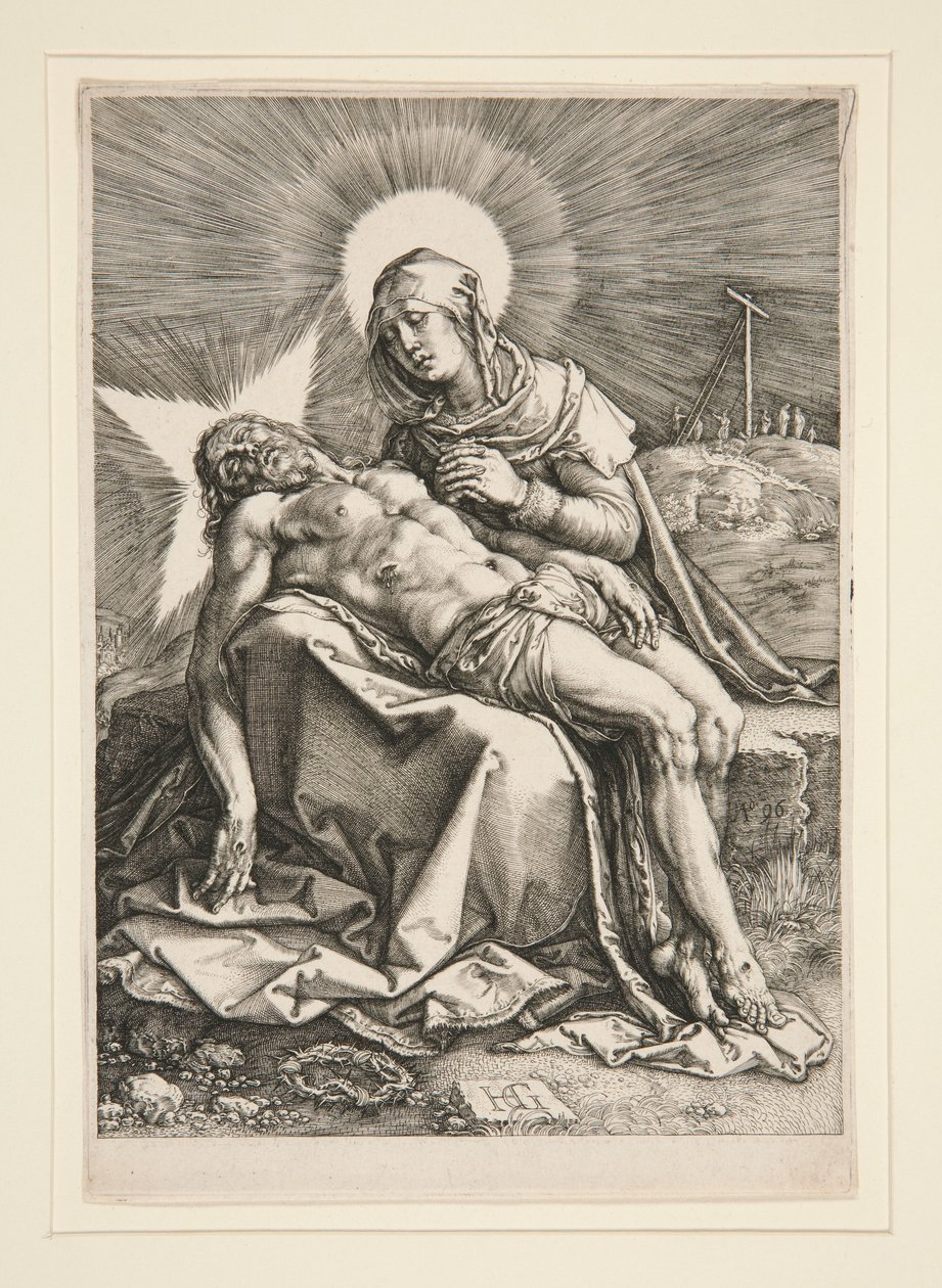 Pietà af Hendrick Goltzius