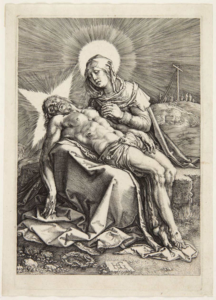Pietà af Hendrick Goltzius