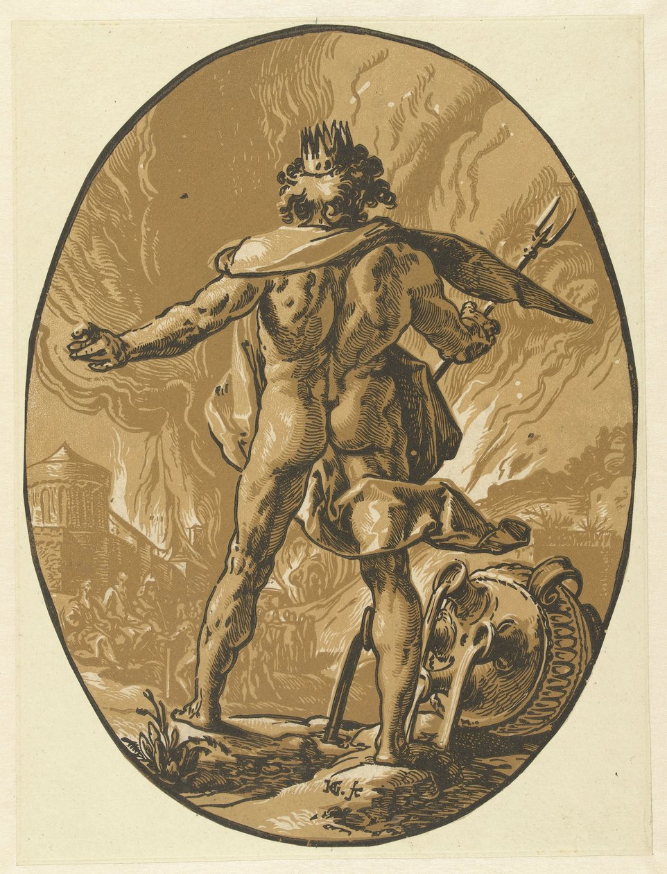 Pluto Gods and Goddesses (serietitel) af Hendrick Goltzius