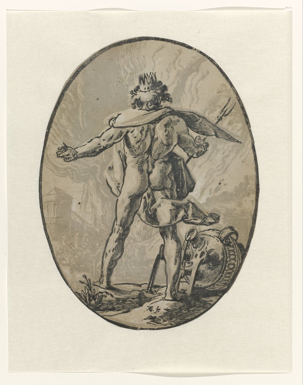 Pluto af Hendrick Goltzius