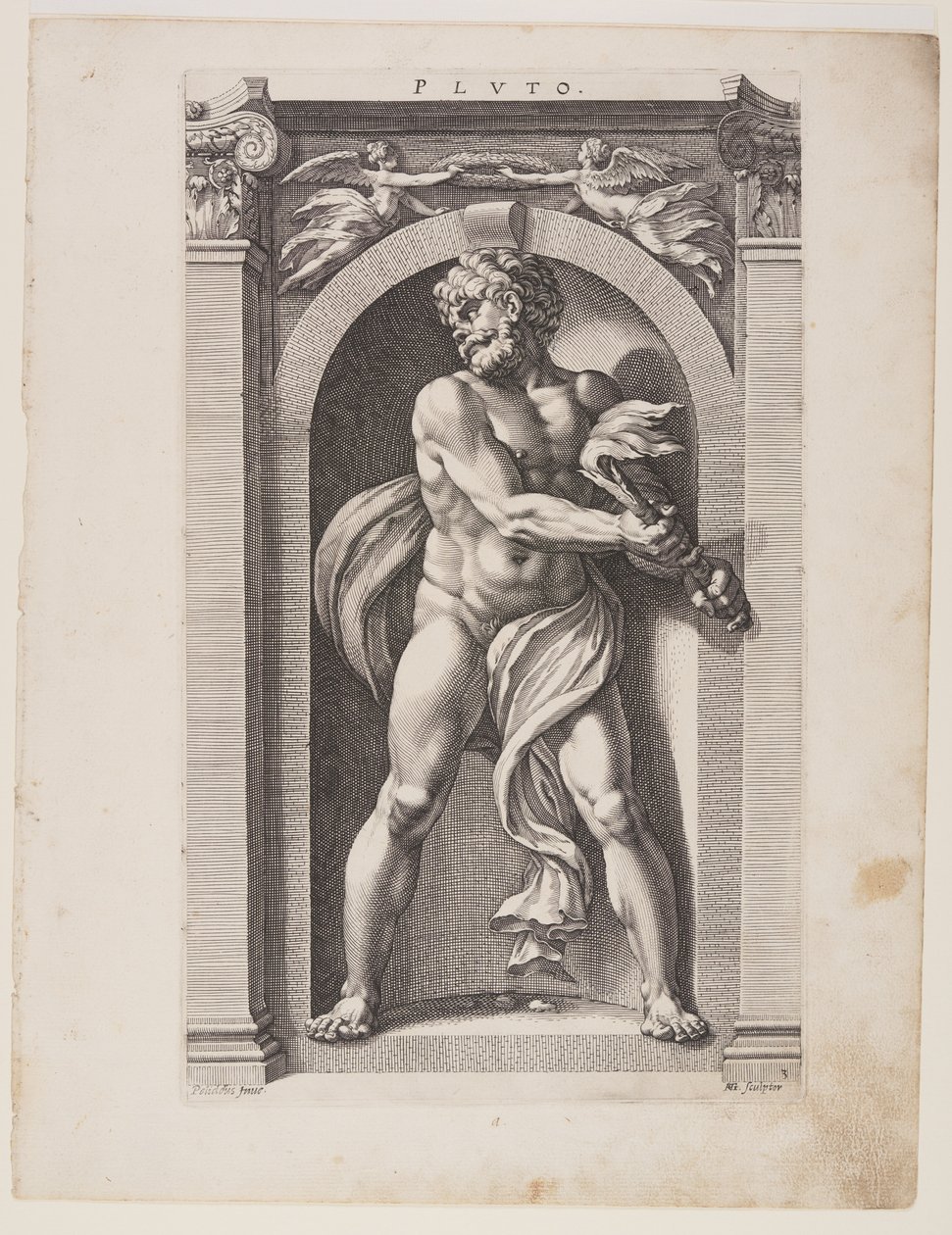 Pluto, fra Otte hedenske guder af Hendrick Goltzius