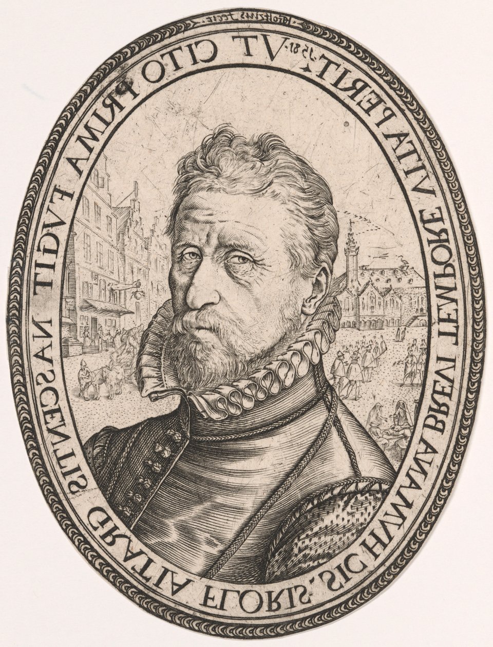 Portræt af Albert Fransz. Schatter af Hendrick Goltzius