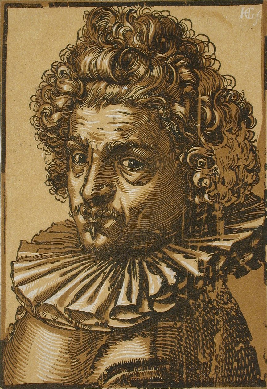 Portræt af Gillis van Breen af Hendrick Goltzius