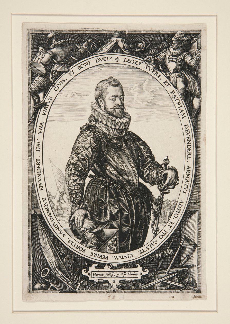 Portræt af Jacques de la Faille af Hendrick Goltzius