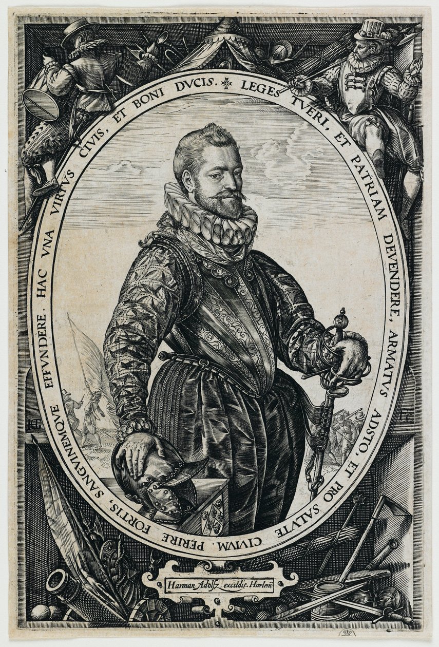 Portræt af Jacques de la Faille af Hendrick Goltzius