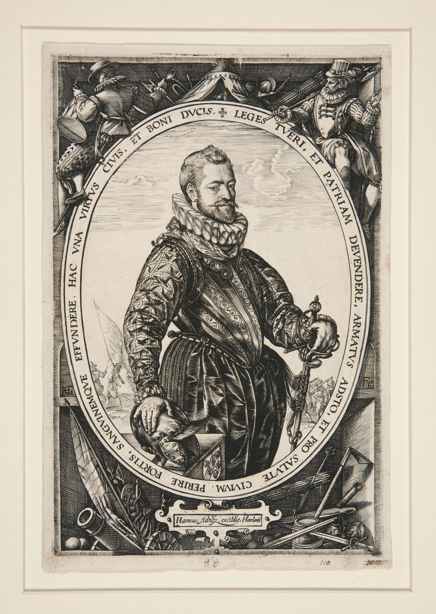 Portræt af Jacques de la Faille af Hendrick Goltzius