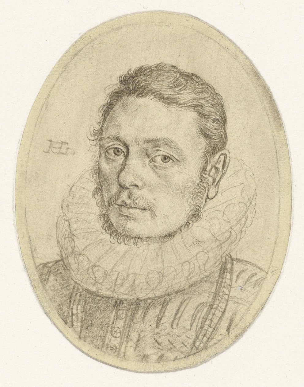 Portræt af Pieter Dircksz. Hasselaer () af Hendrick Goltzius