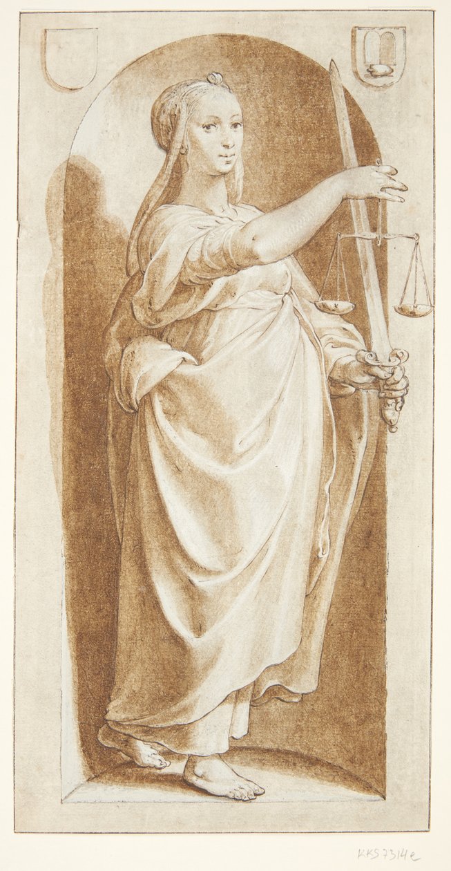 Retfærdighed af Hendrick Goltzius