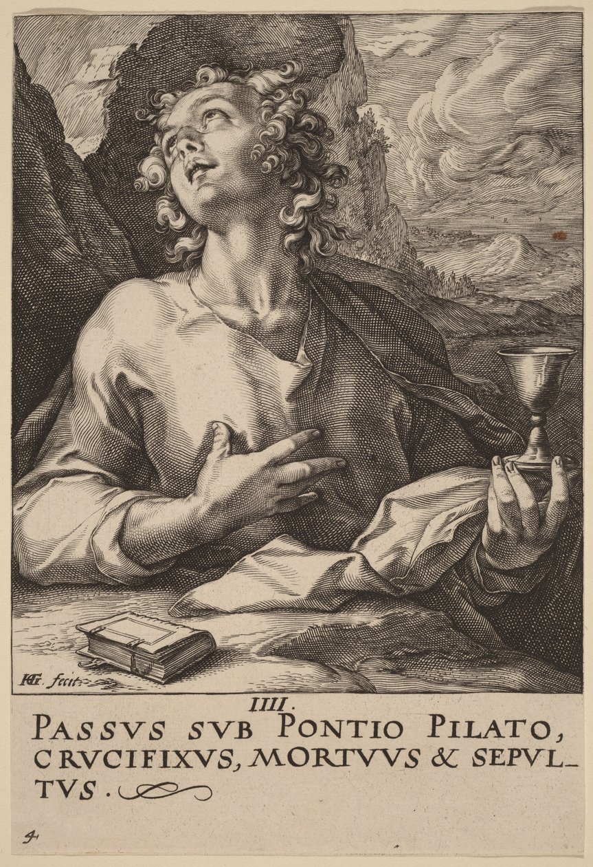 Sankt Johannes af Hendrick Goltzius