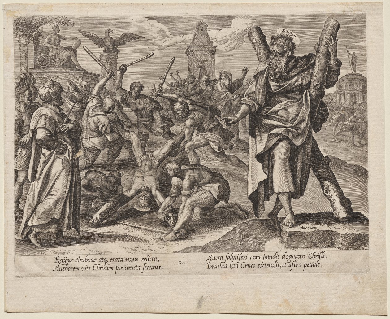 St. Andrew af Hendrick Goltzius