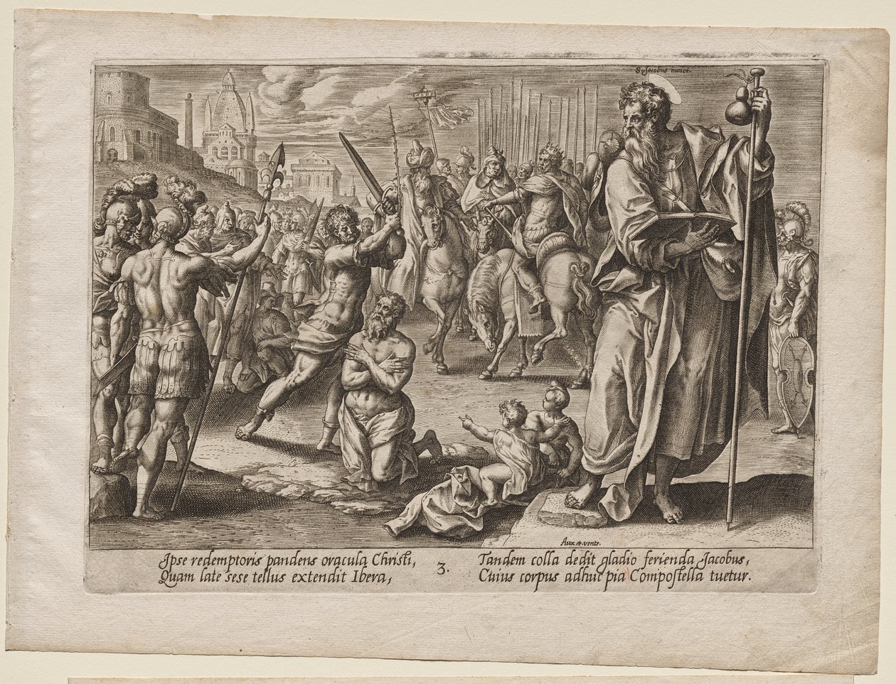 Sankt Jakob den Store af Hendrick Goltzius