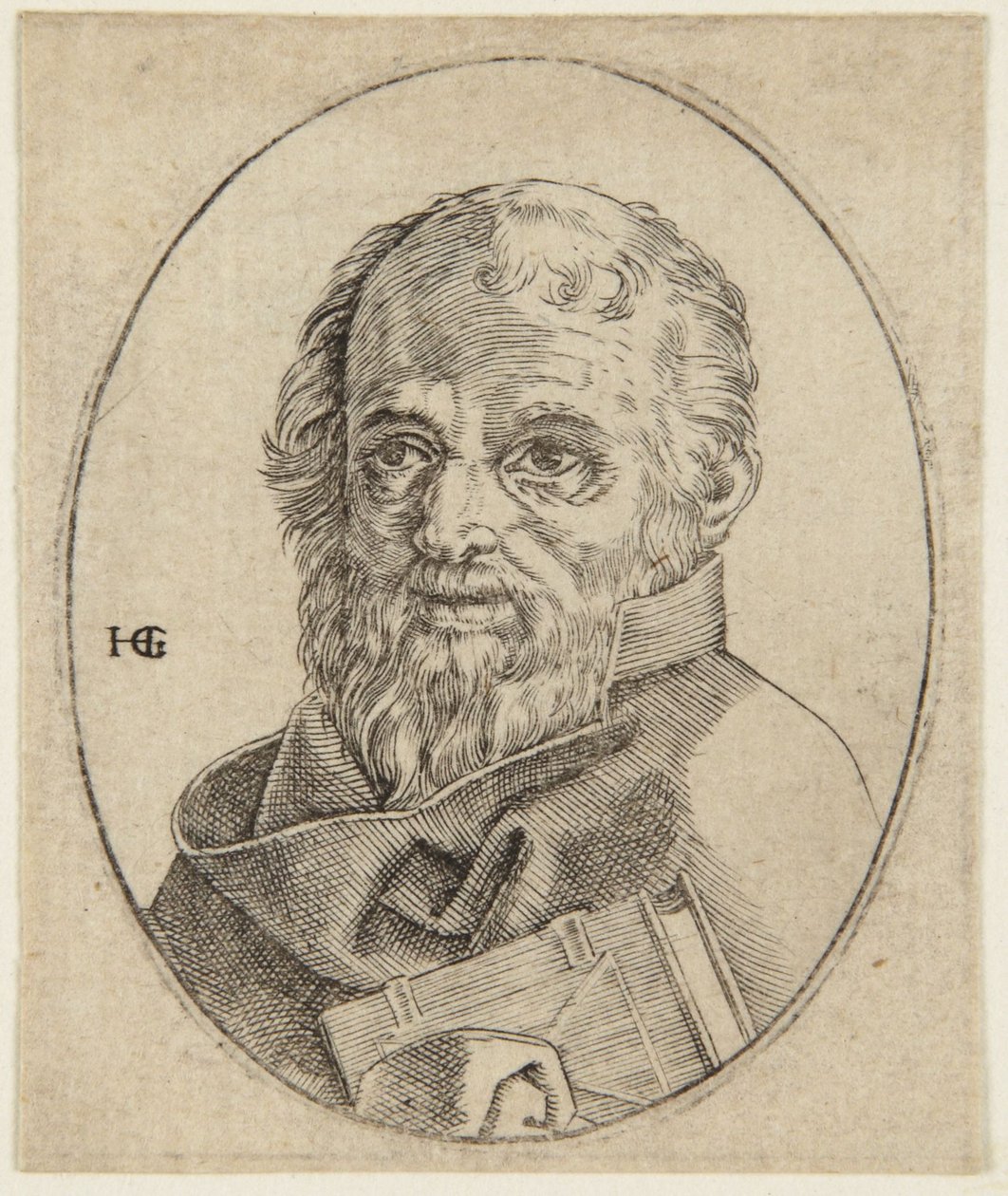 Sankt Matthias af Hendrick Goltzius