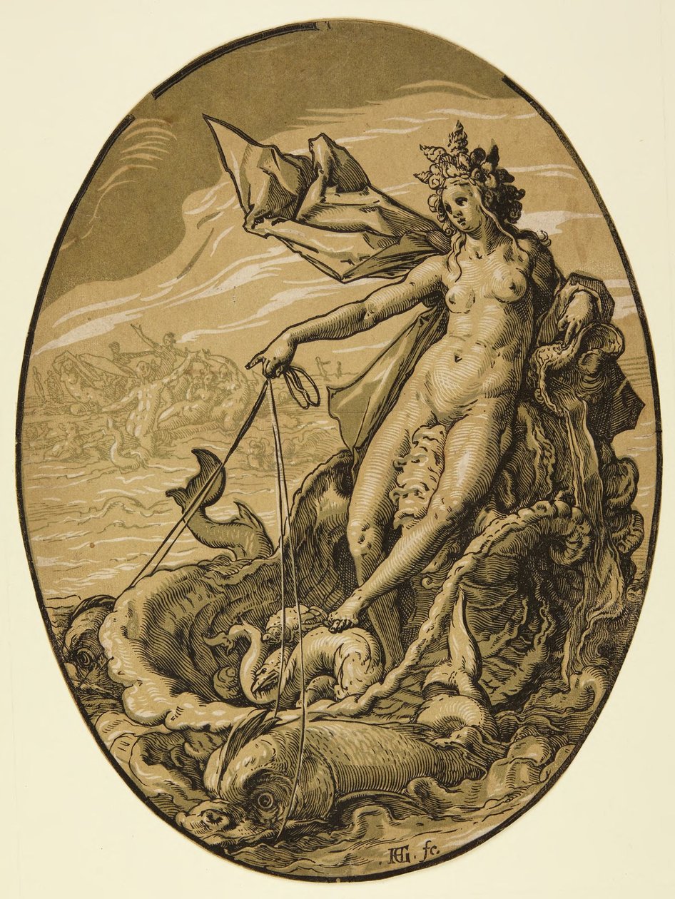 Tethys af Hendrick Goltzius