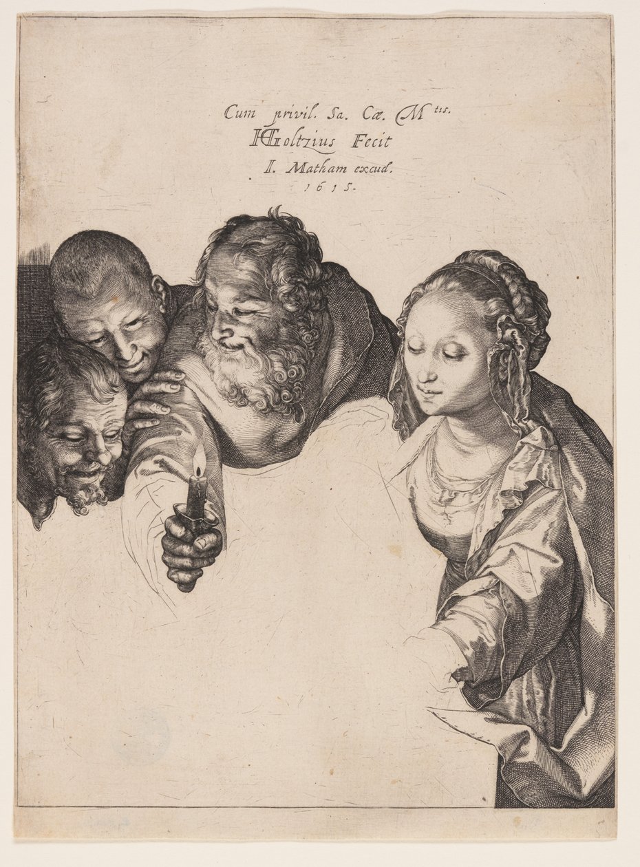 Hyrdernes tilbedelse af Hendrick Goltzius