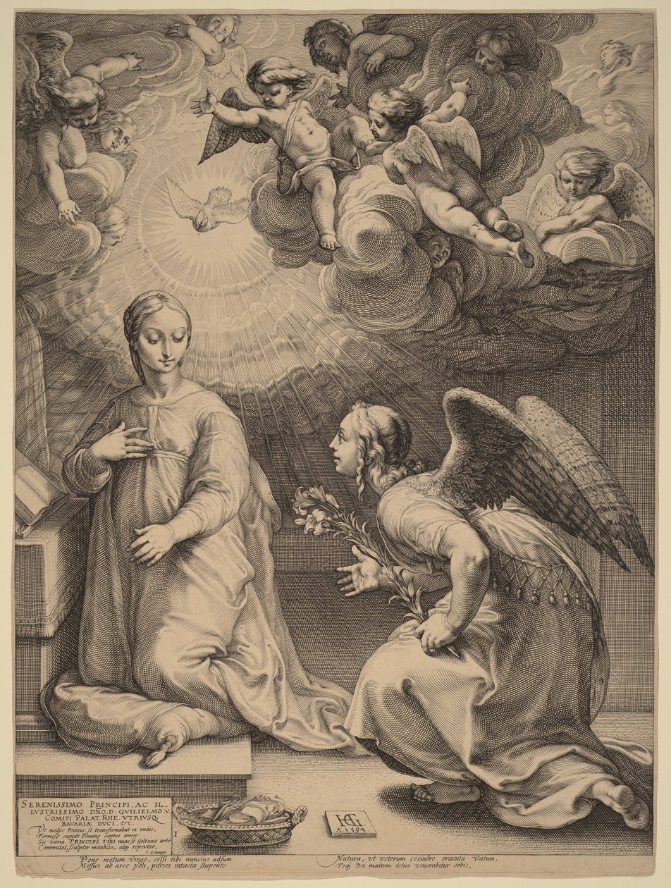 Bebudelsen af Hendrick Goltzius