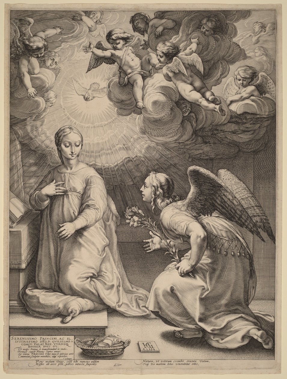 Bebudelsen af Hendrick Goltzius