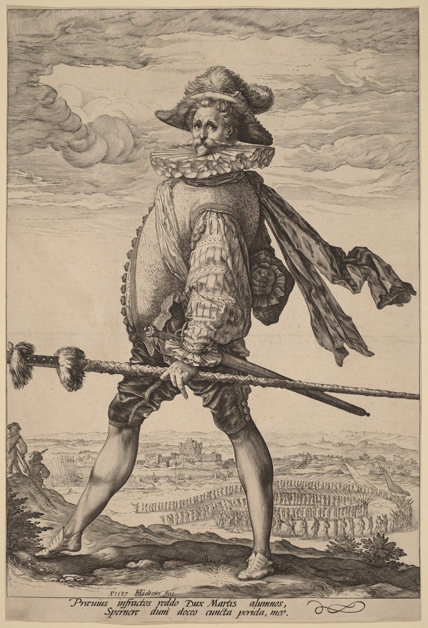 Infanterikaptajnen af Hendrick Goltzius