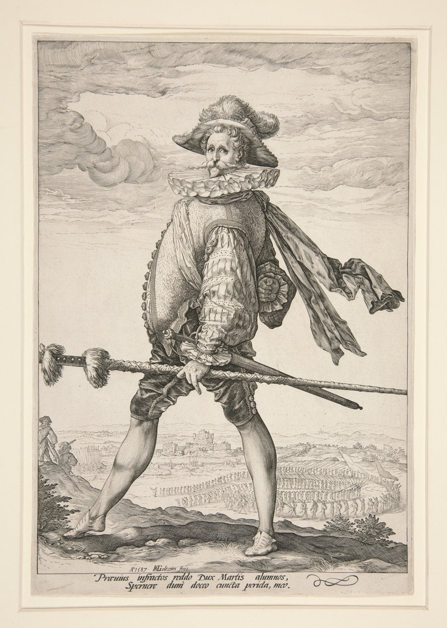 Infanteriets kaptajn af Hendrick Goltzius