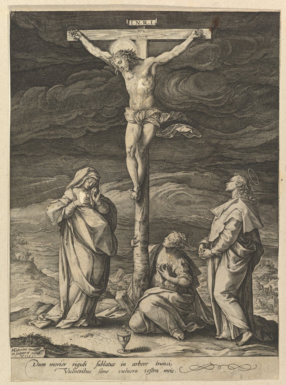 Korsfæstelsen af Hendrick Goltzius