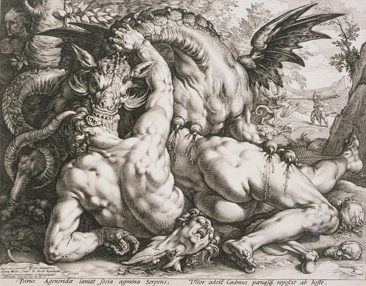 Dragen, der fortærer Kadmos
