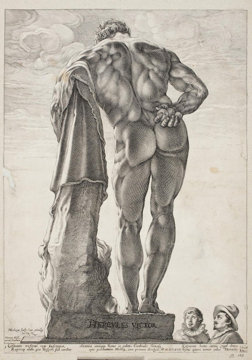 Farnese Hercules af Hendrick Goltzius